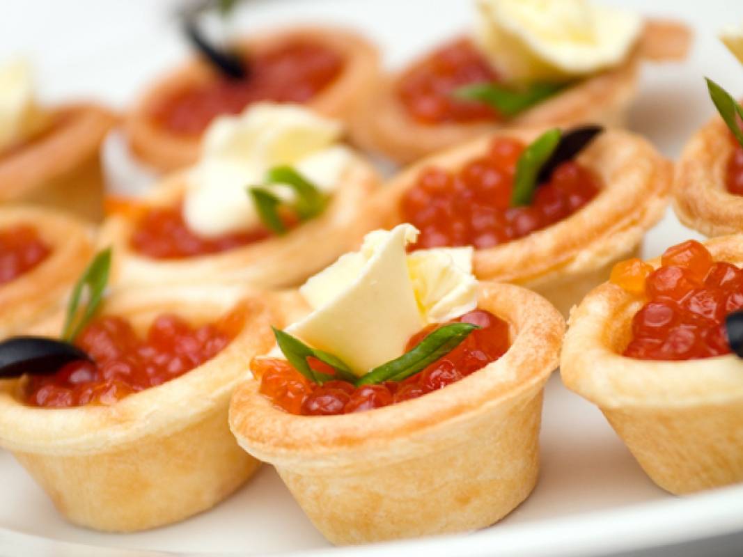 икра тарталетки