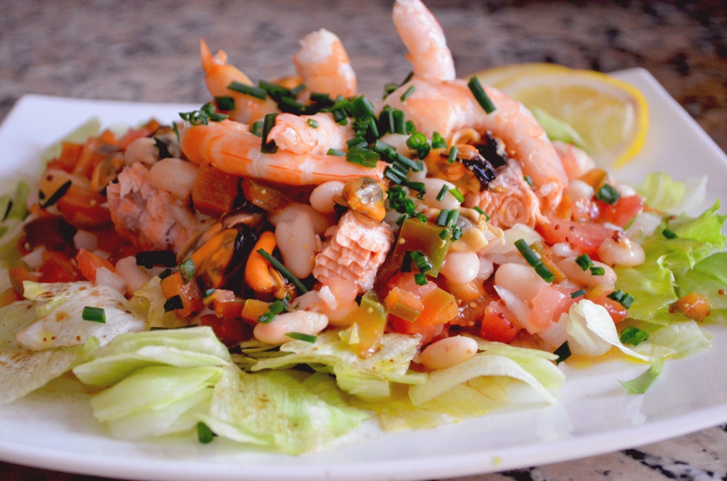 салат морепродукты